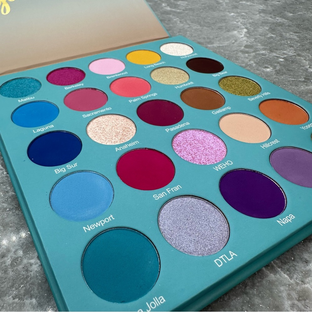 Lurella Cosmetics Golden State Eyeshadow Palette - Vibrant Multi-Color - Picture 3 of 9